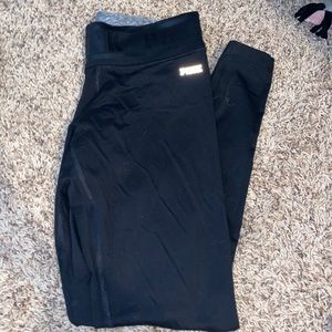 VS Pink Black Full Length Leggings